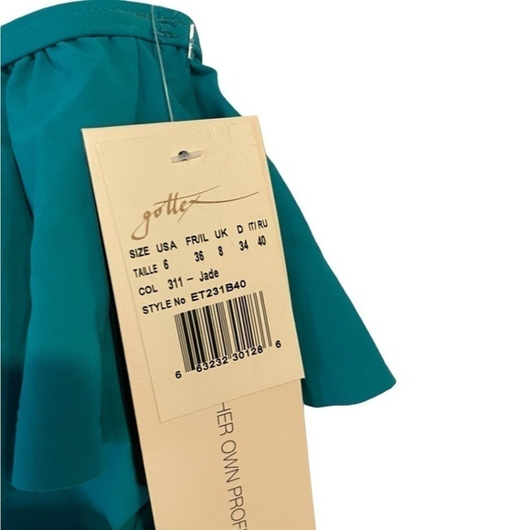 New! Profile by Gottex Tutti Frutti One Shoulder Ruffle Tankini - Picture 6 of 8